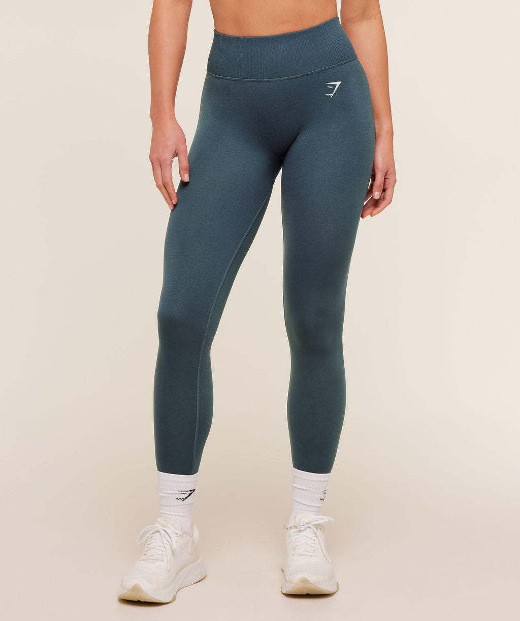 Interval Seamless Legging Stealth Blue