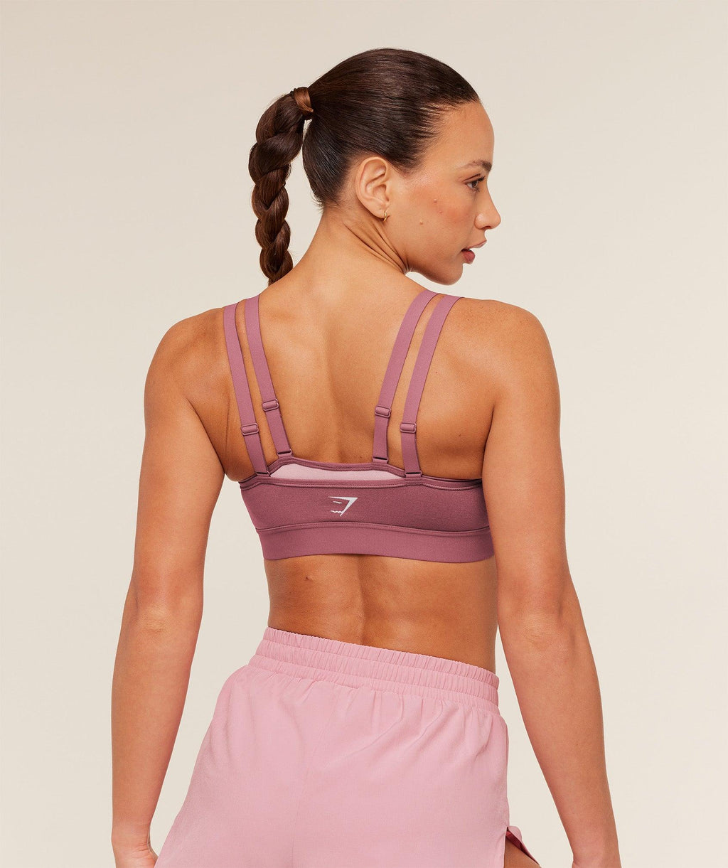 Interval Seamless Medium Support Sports Bra Reset Pink/Light Pink