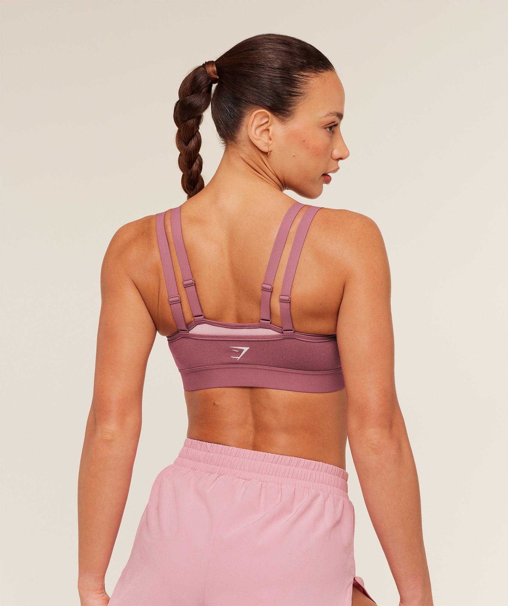 Interval Seamless Medium Support Sports Bra Reset Pink/Light Pink
