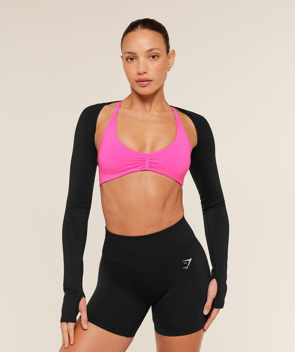Interval Seamless Shrug Black