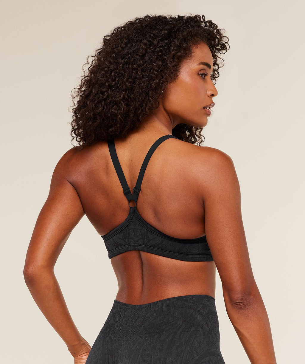 Adapt Animal X Whitney Sports Bra Black / Asphalt Grey