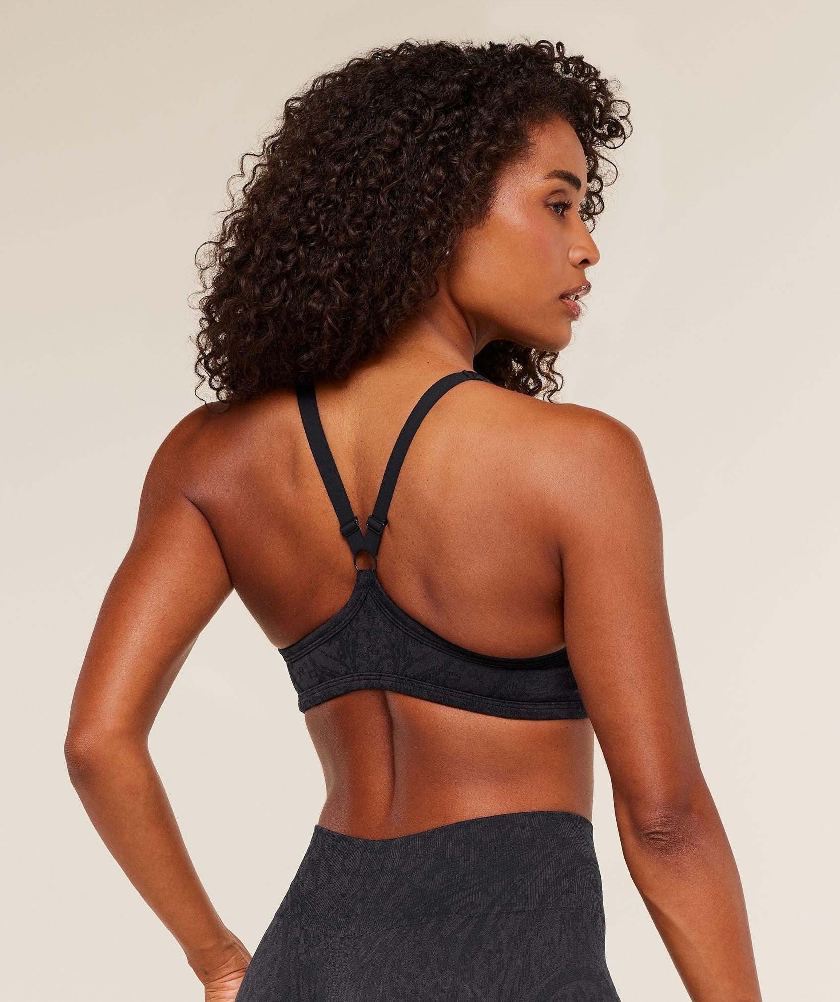 Adapt Animal X Whitney Sports Bra Black / Asphalt Grey