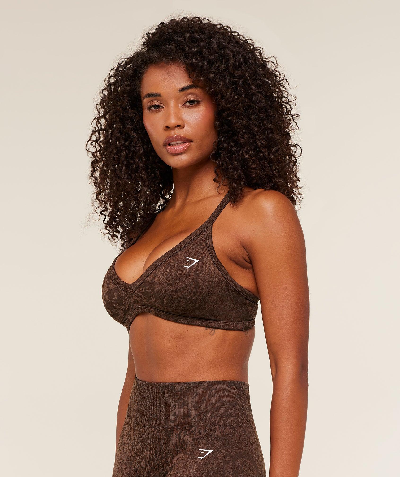 Adapt Animal X Whitney Sports Bra Archive Brown / Soft Brown