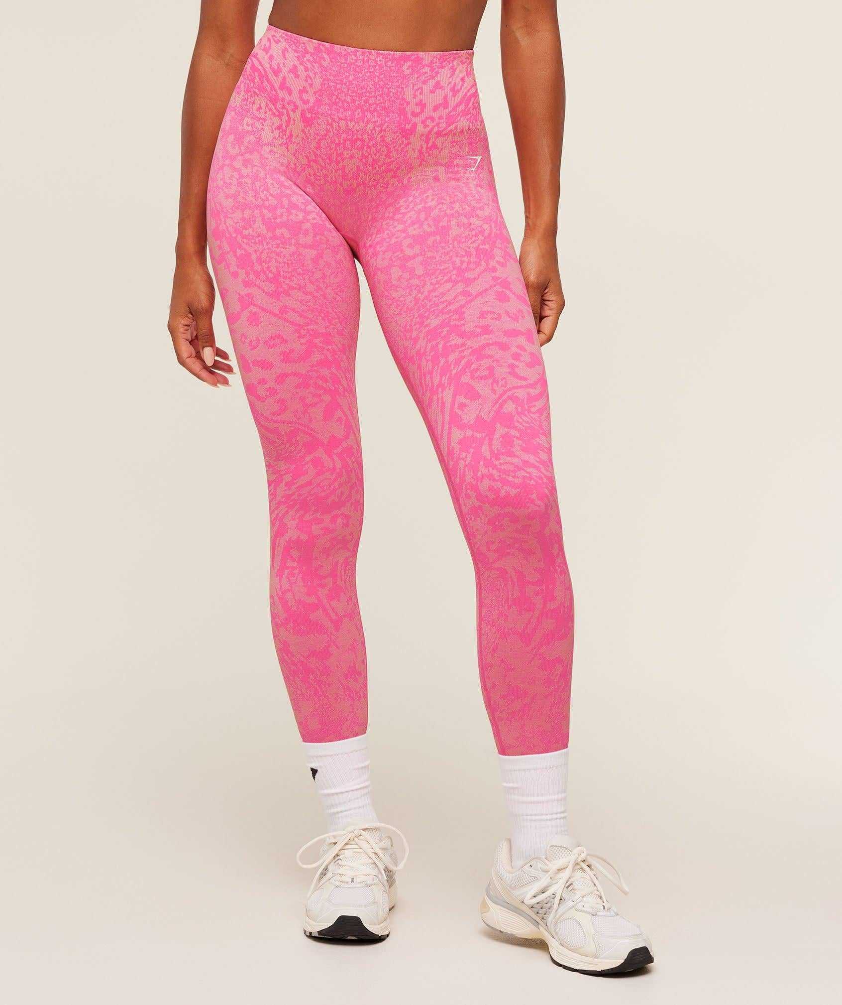 Adapt Animal X Whitney Leggings Electric Pink / Sorbet Yellow