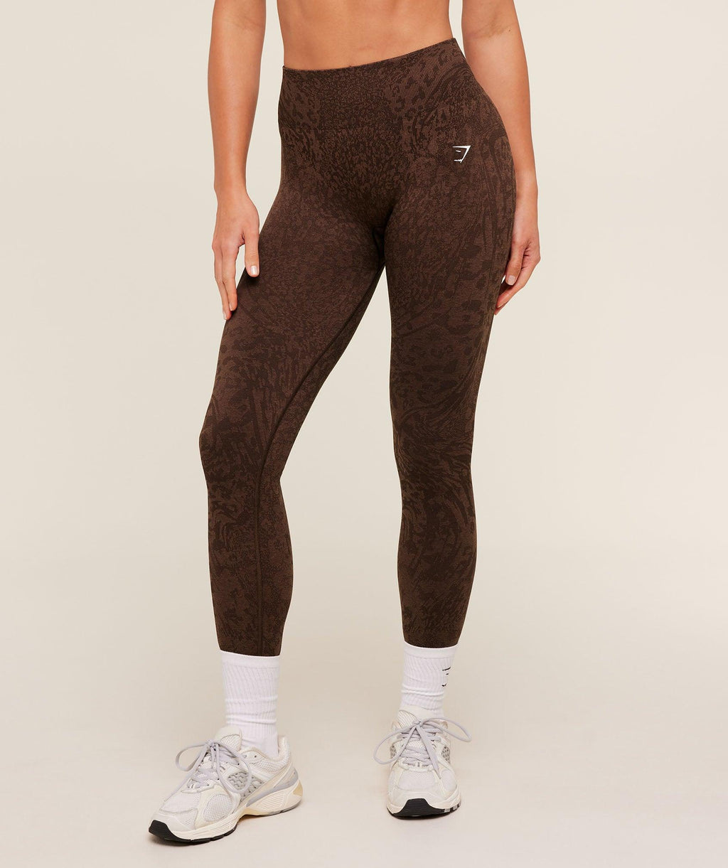 Adapt Animal X Whitney Leggings Archive Brown / Soft Brown