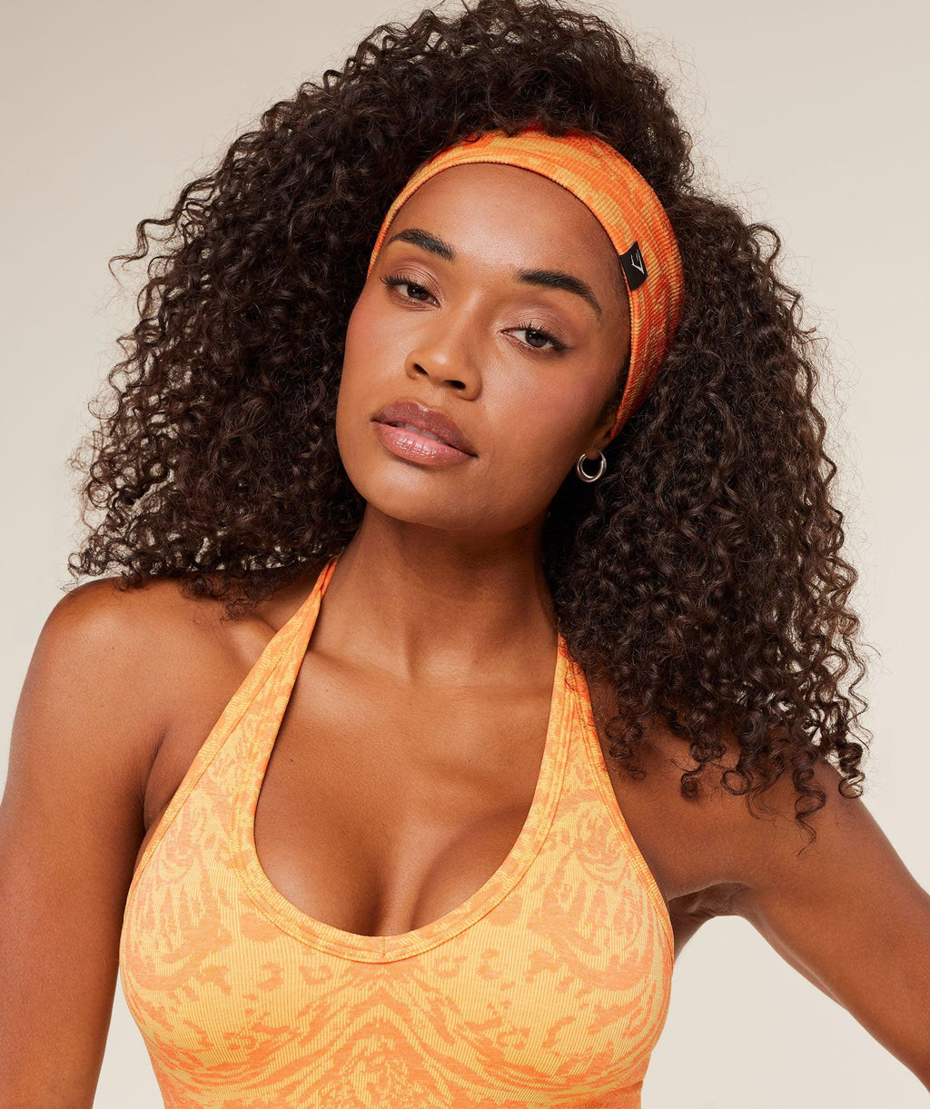 Adapt Seamless Headband GS Dayglow Peach / GS Sorbet Yellow