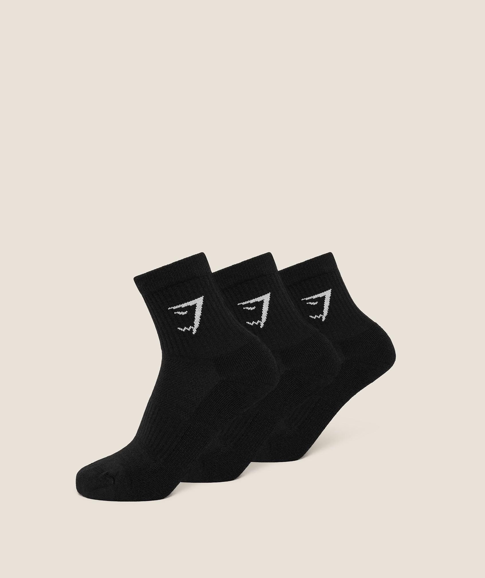 Midi Socks 3PK GS Black