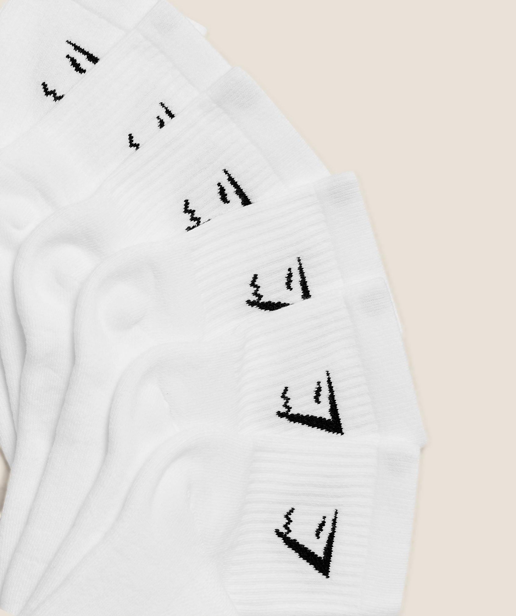 Midi Socks 6PK GS White