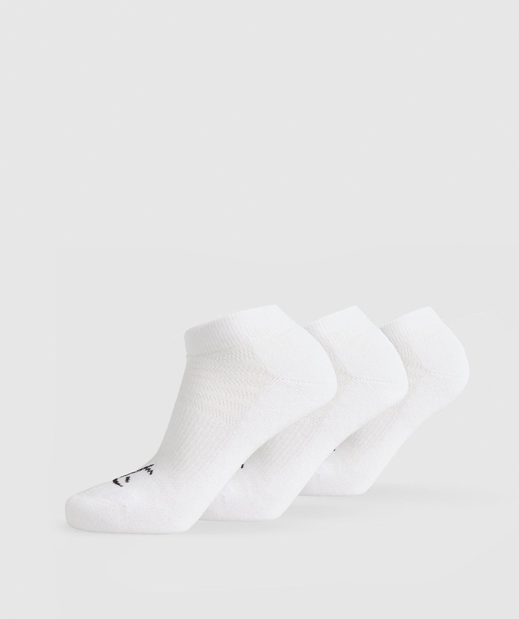 Trainer Socks 3PK White