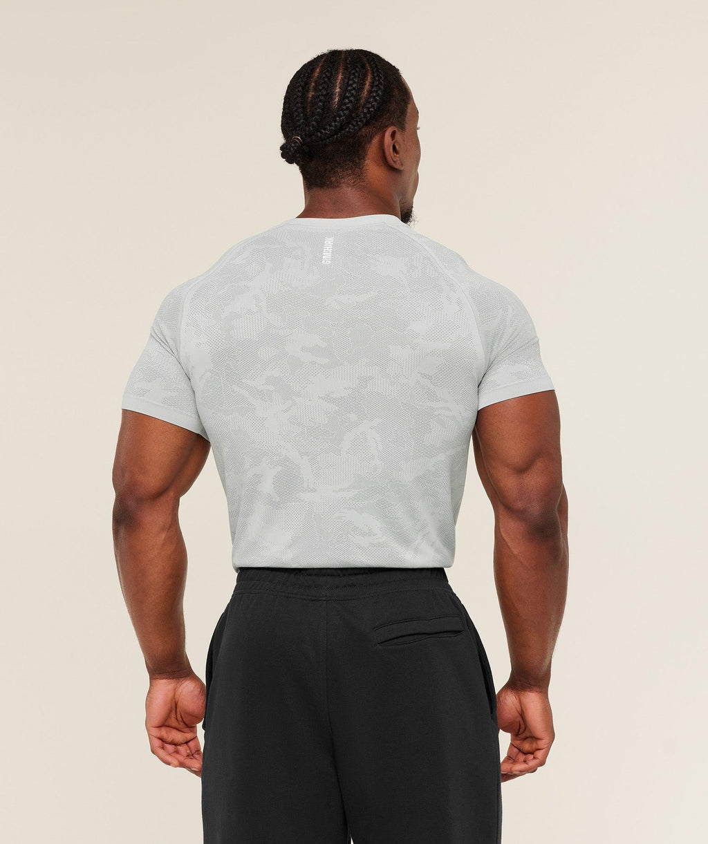 Geo Seamless T-Shirt Light Grey / Smokey Grey