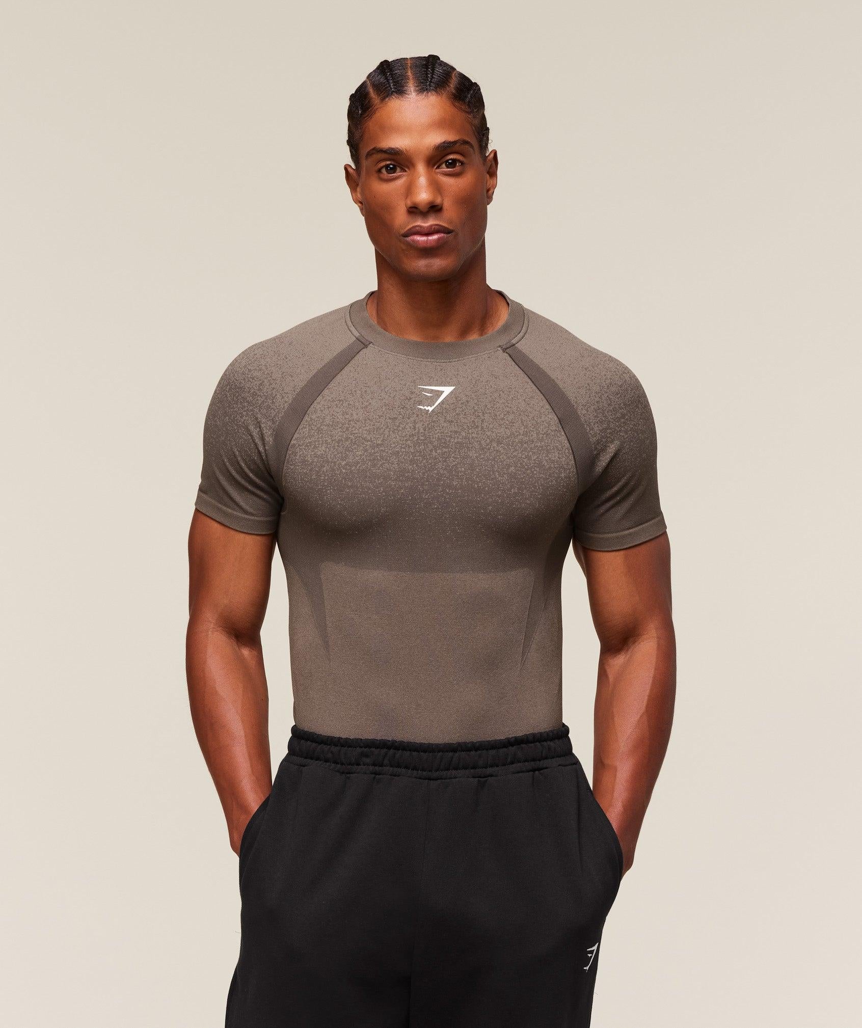 Shadow Seamless Brown T-Shirt
