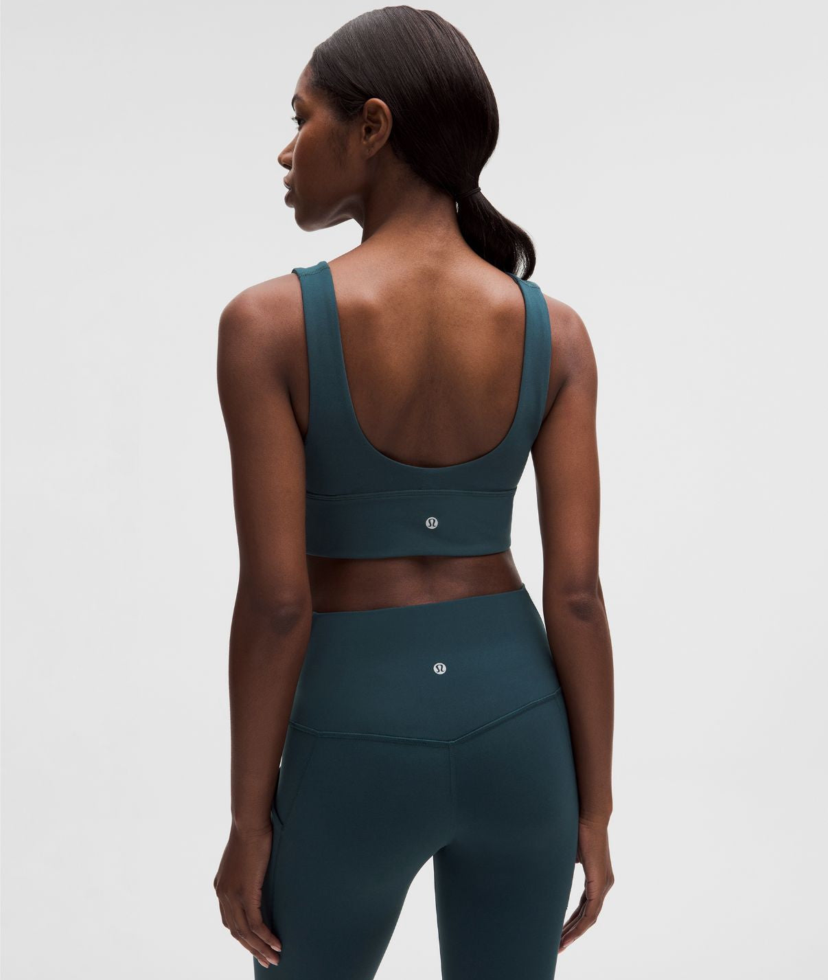 Align V-Neck Bra Light Support A/B Cup Indochine Blue
