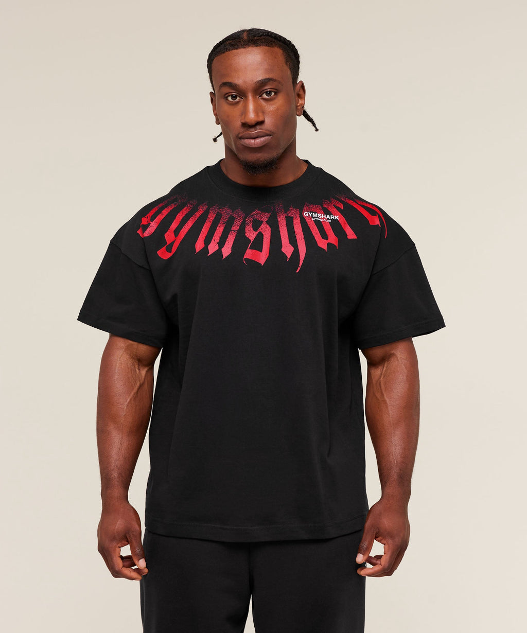 Fade Graphic T-Shirt Black