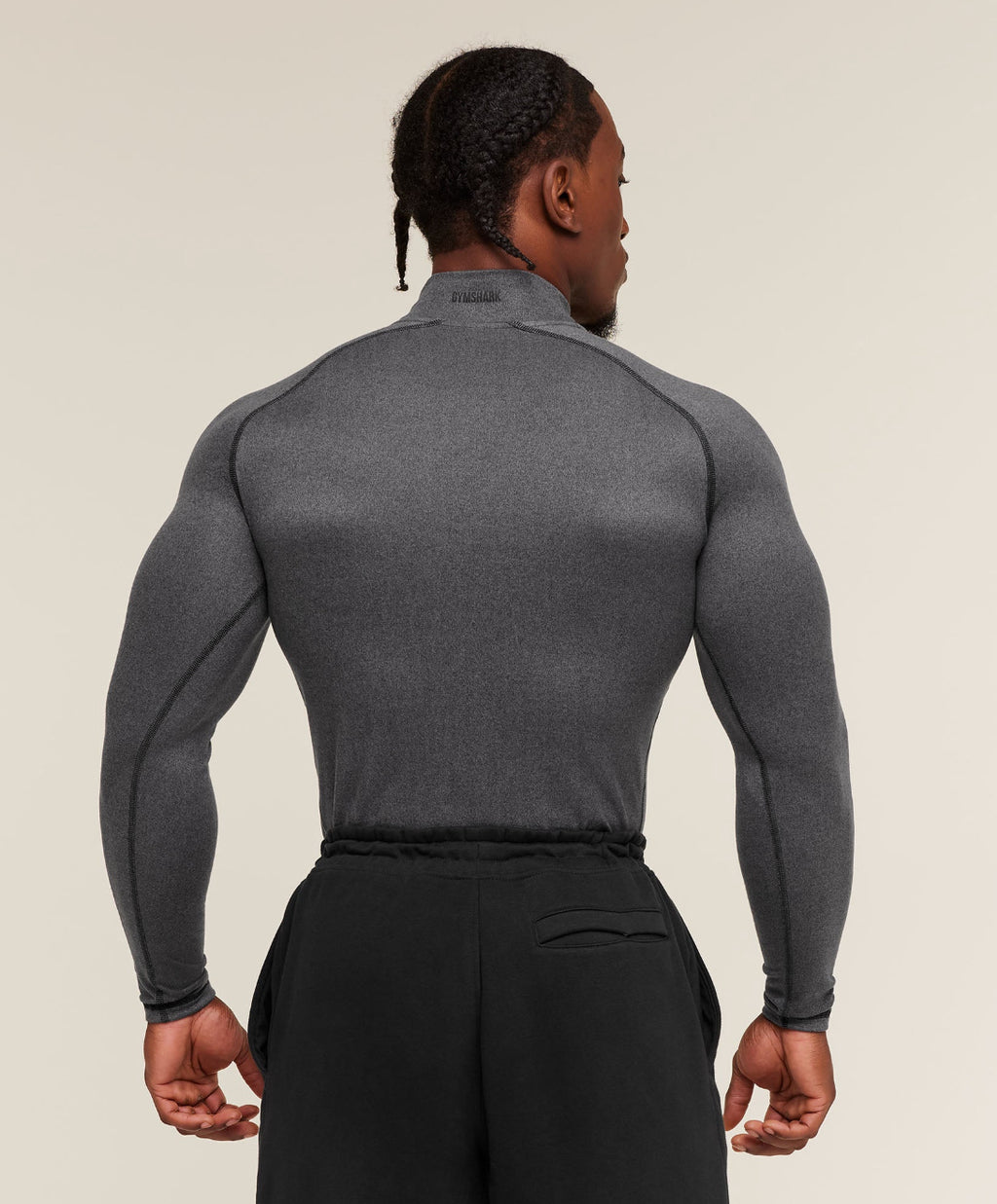 Element Baselayer Mock Neck LS Dark Grey