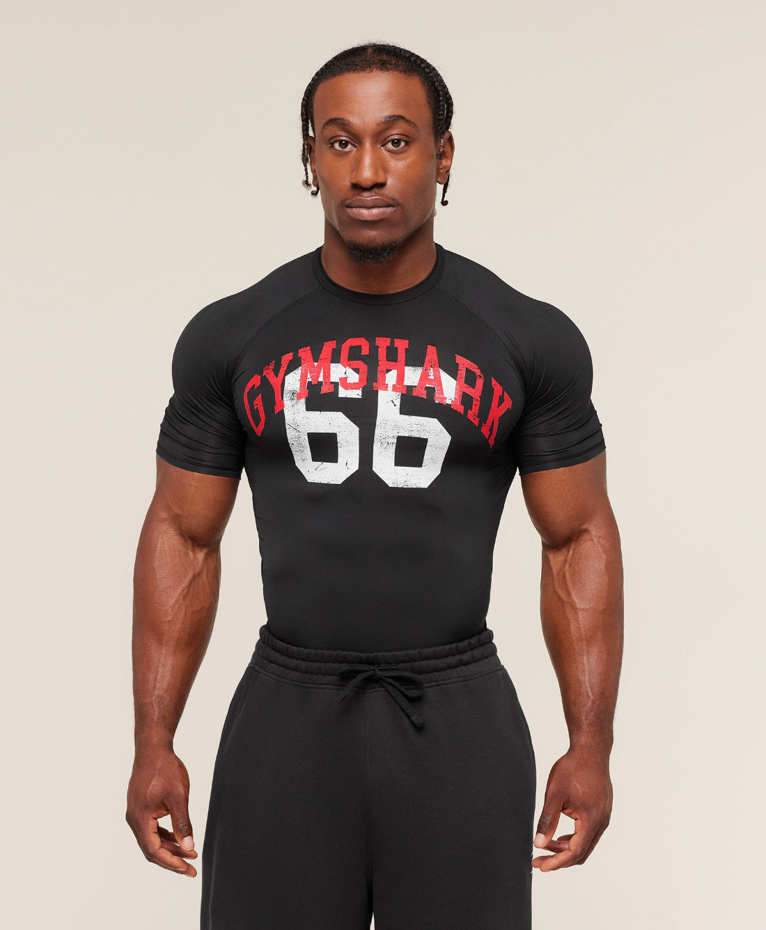 Graphic Baselayer T-Shirt Black