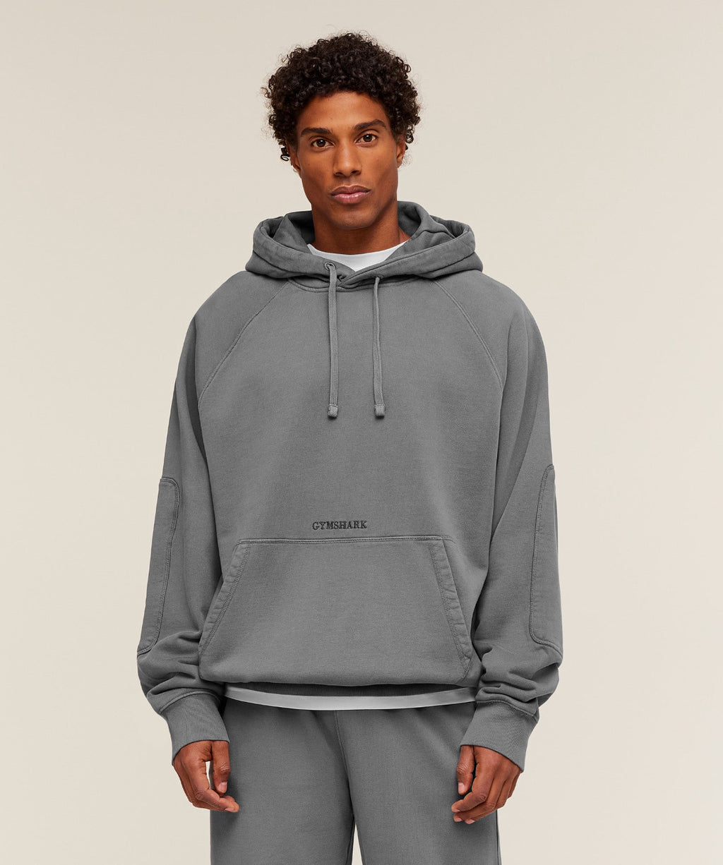 Premium Heavyweight Hoodie Pitch Grey