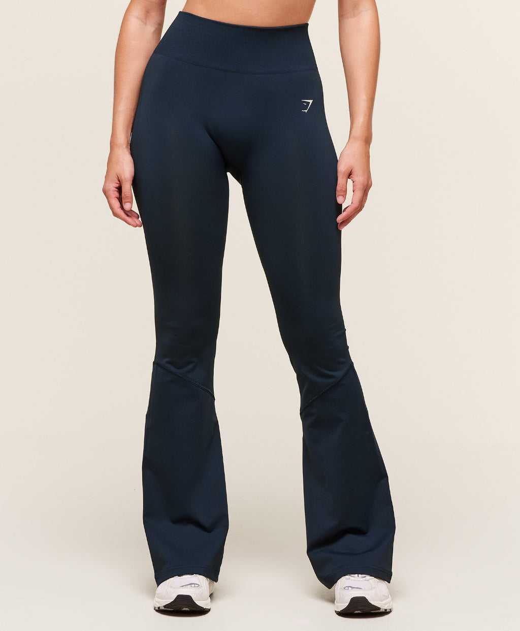 Everyday Seamless Flared Leggings Navy