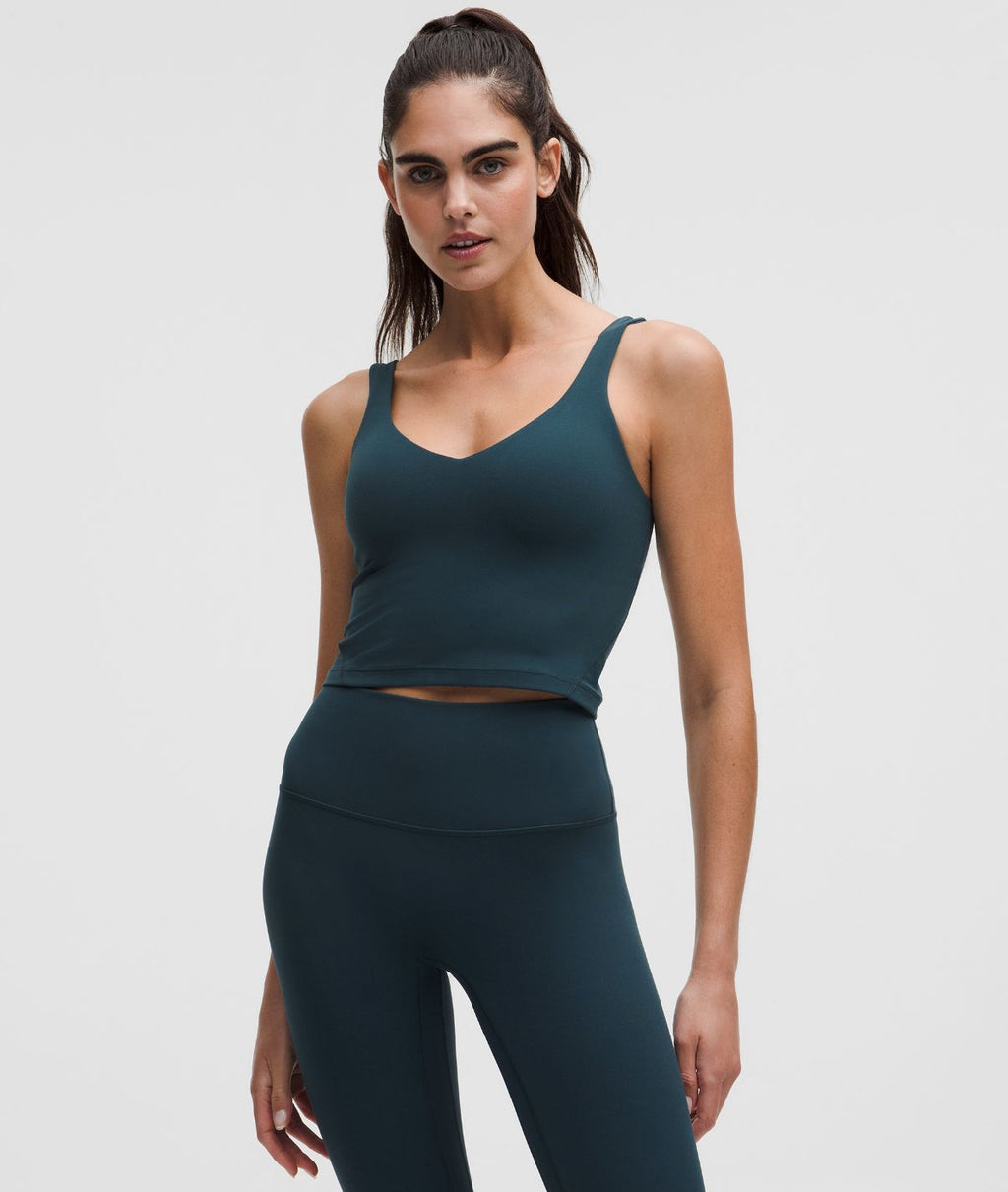 Align Tank Top Light Support A/B Cup Indochine Blue