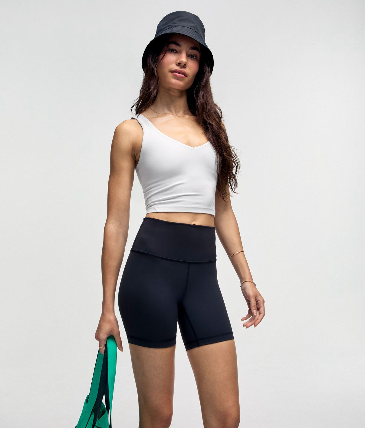 Align Tank Top Light Support A/B Cup White
