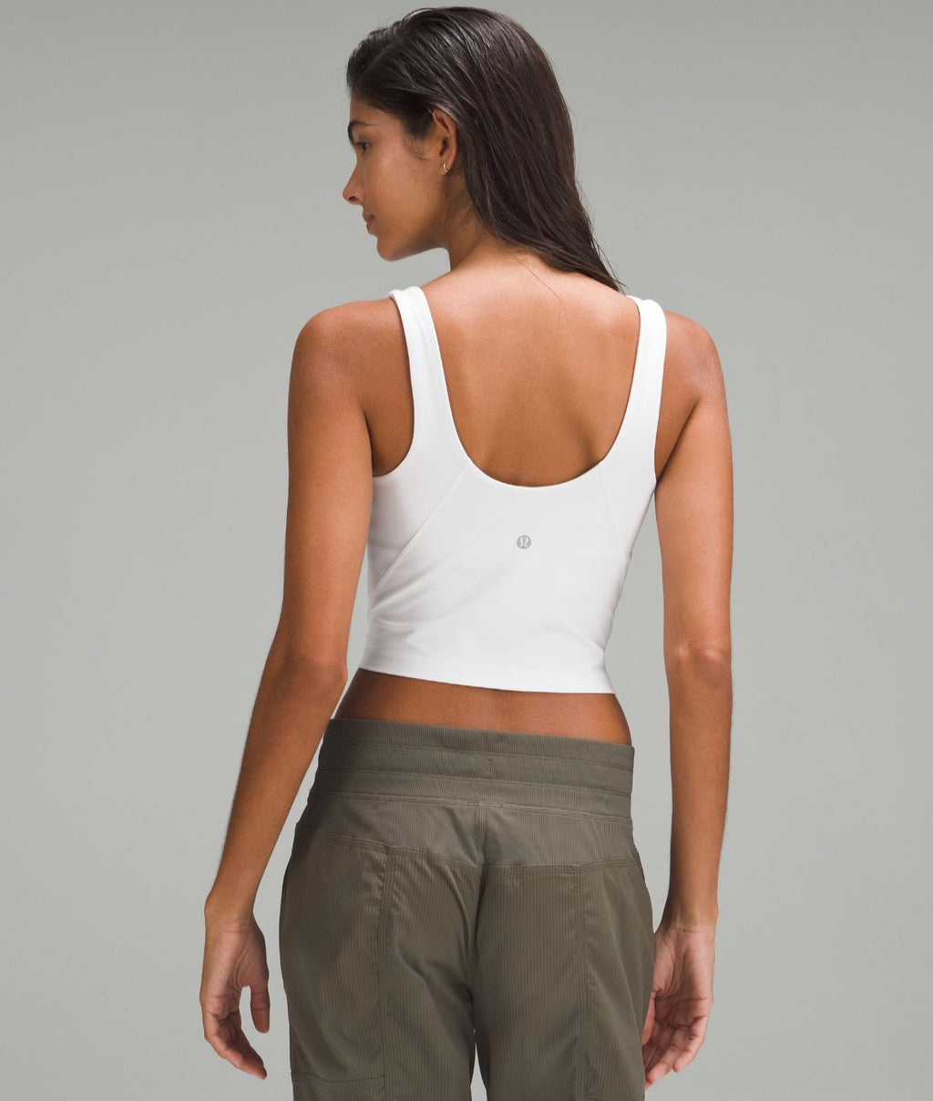 Align Tank Top Light Support A/B Cup White