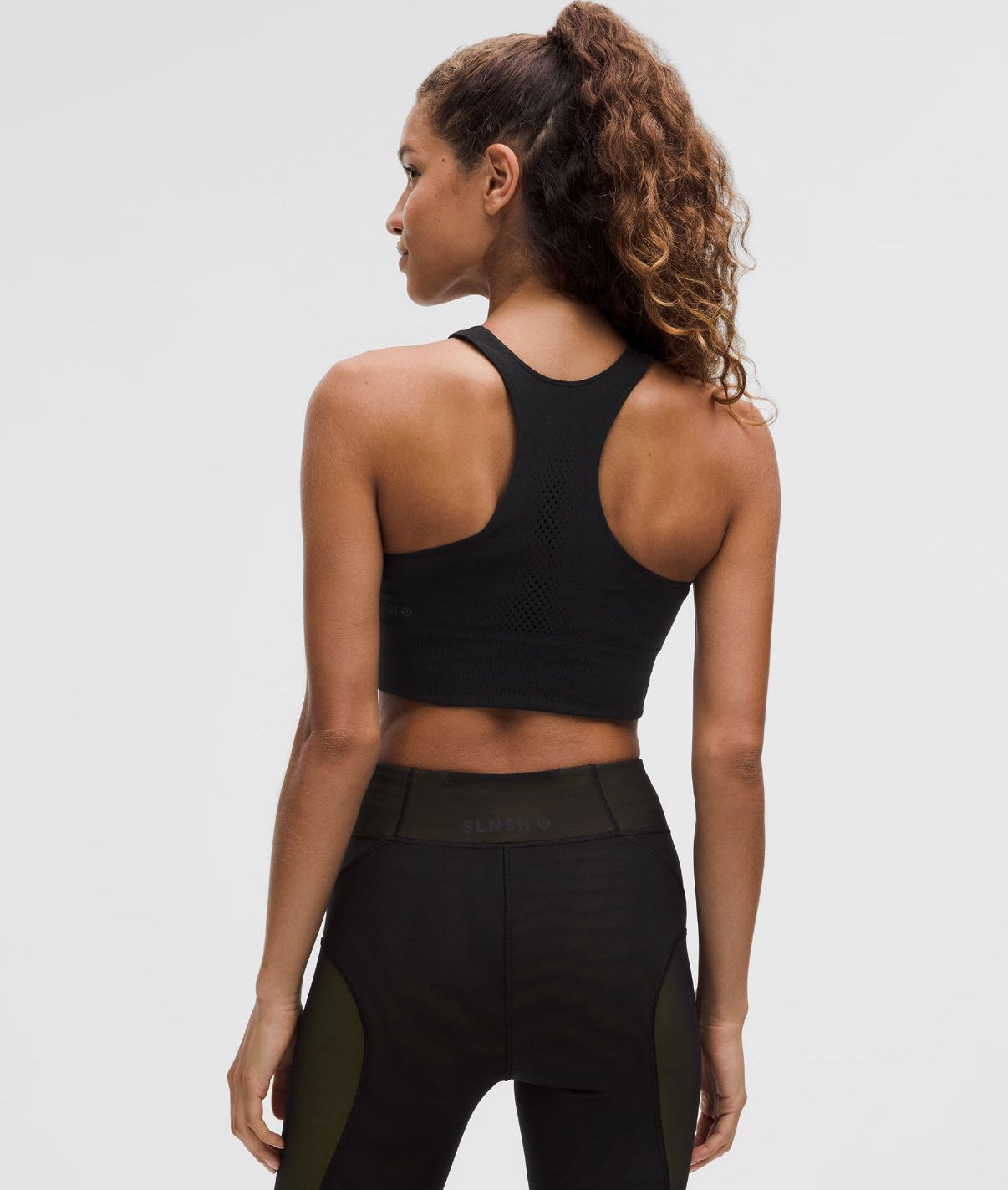 RevealKnit Cropped Tank Top SLNSH Collection Black