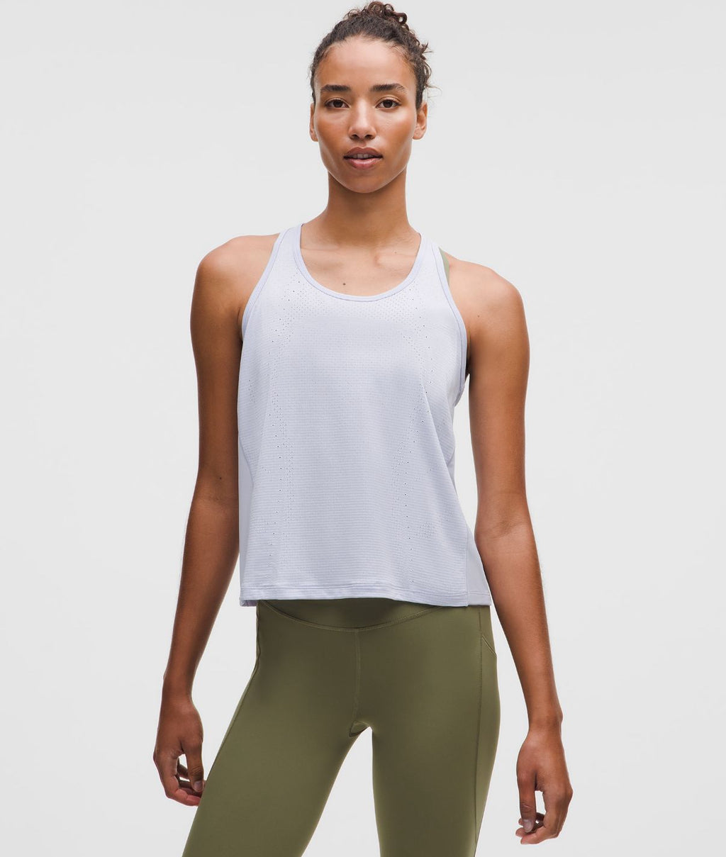 Swifty Mesh Back Tank Top Serene Blue