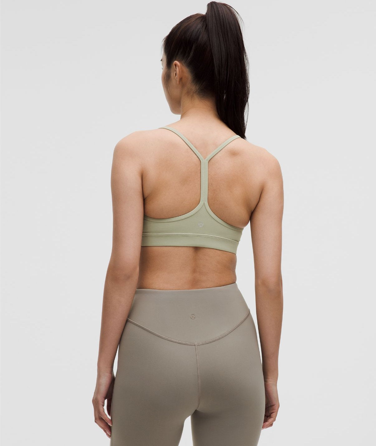 Flow Y Bra Nulu Light Support A/C Cups Fog Green