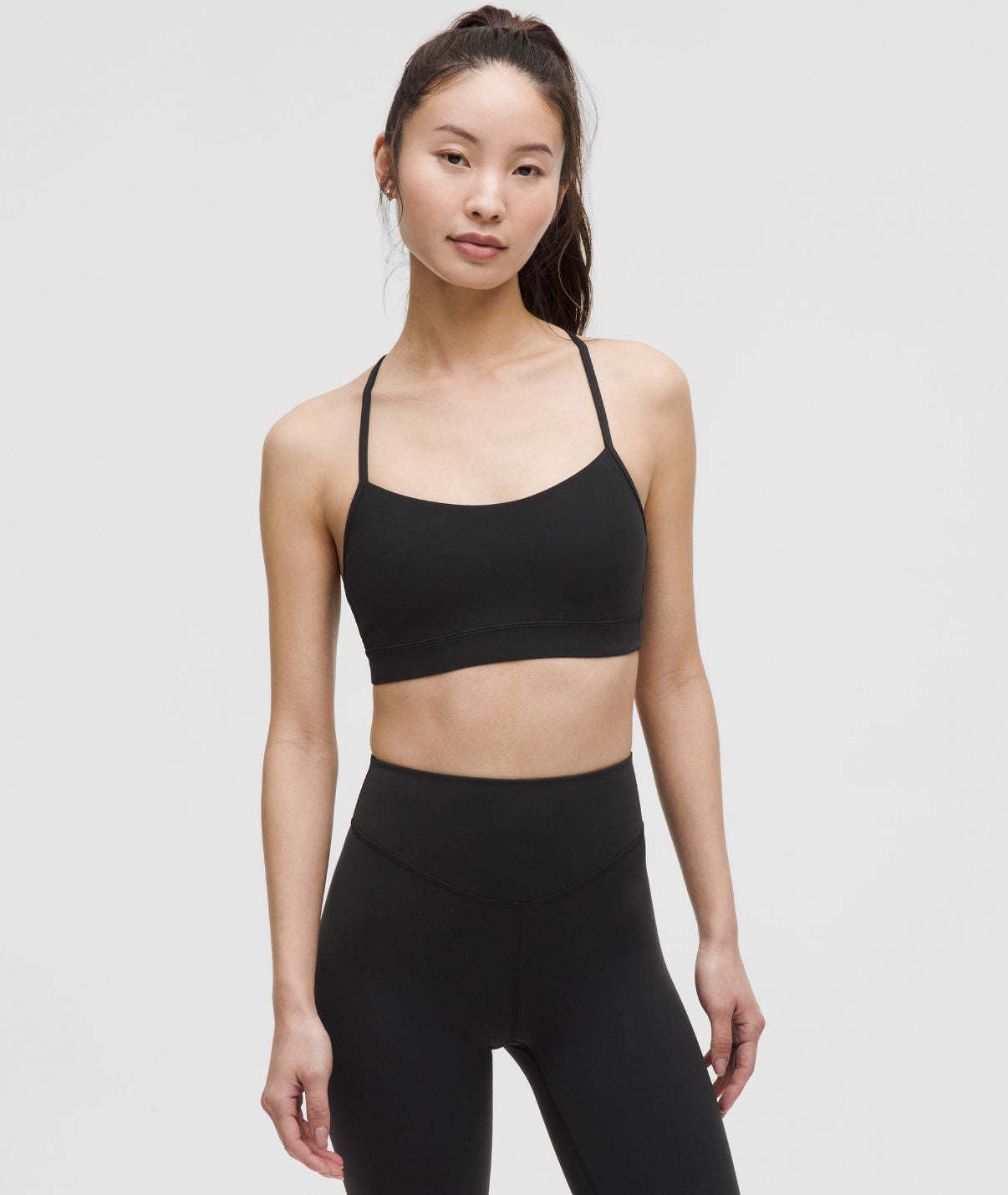 Flow Y Bra Nulu Light Support A/C Cups Black