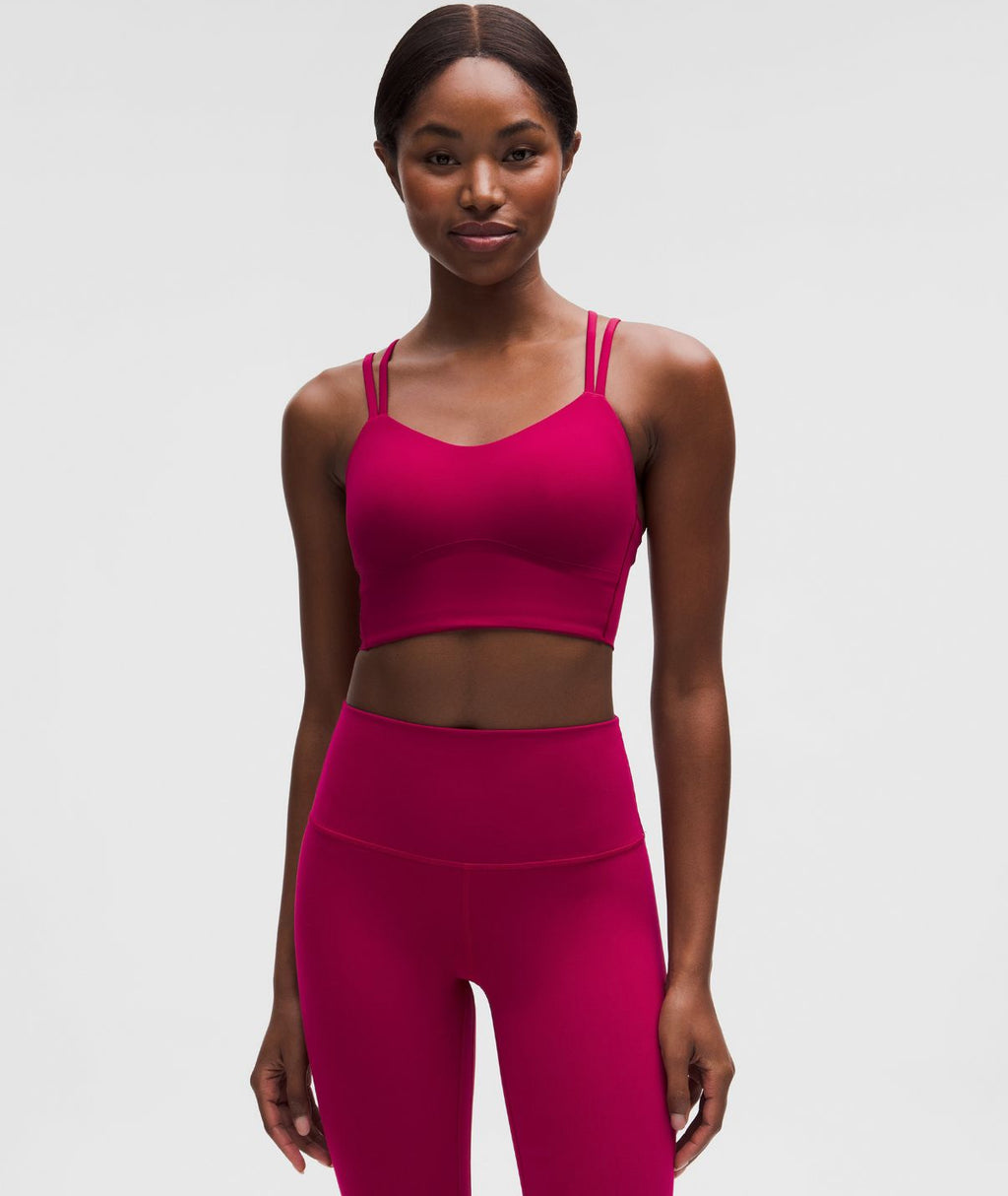 Like a Cloud Longline Bra Light Support B/C Cup Berry Rumble