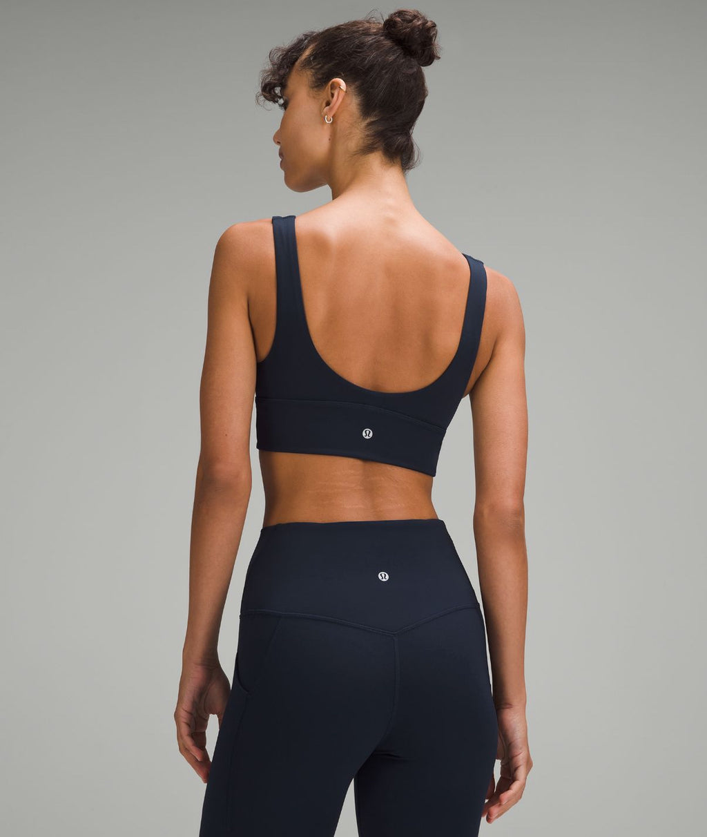 Align V-Neck Bra Light Support A/B Cup True Navy