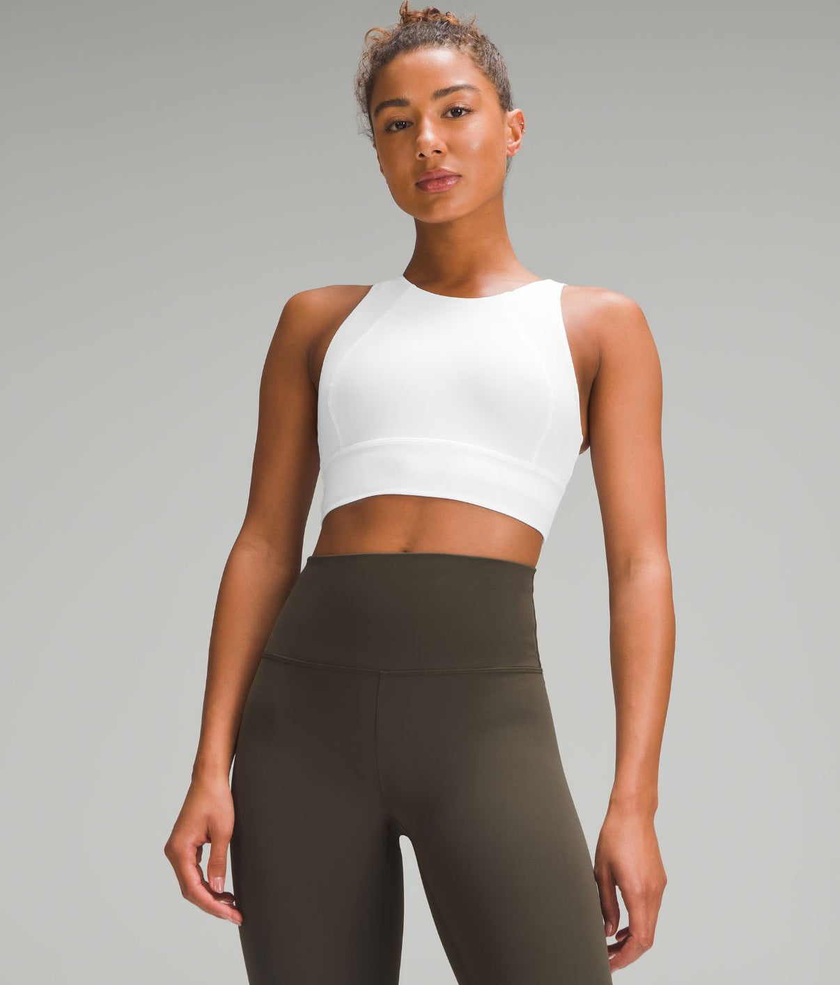 Set Challenger Bra High Support White