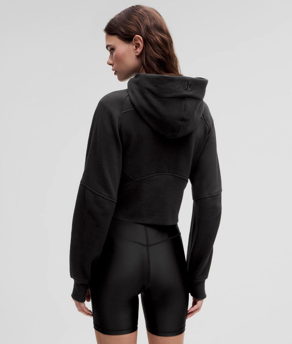 Scuba Oversized Half Zip Hoodie Black/Gold