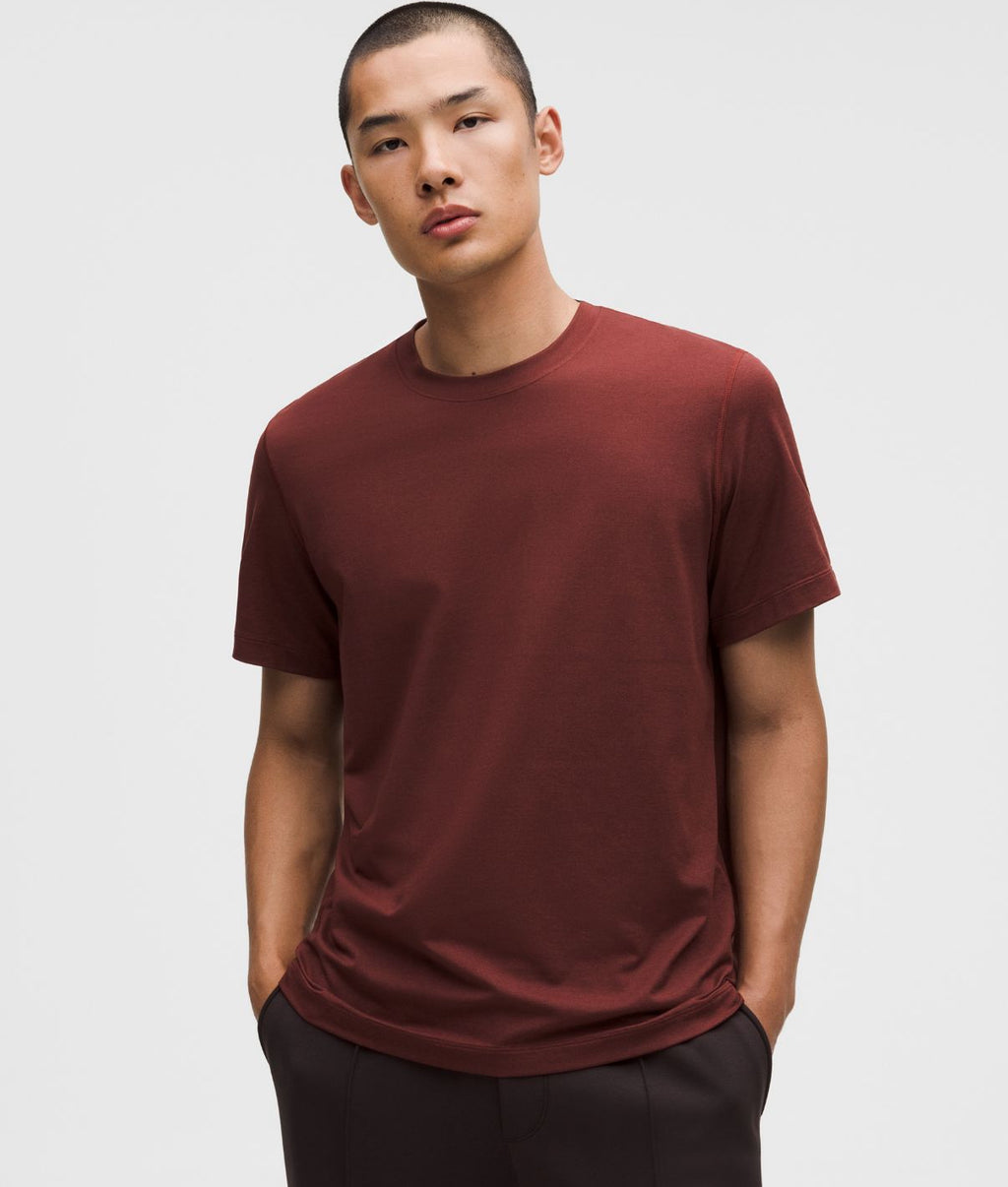 Soft Jersey Short-Sleeve Shirt Atmospheric Purple