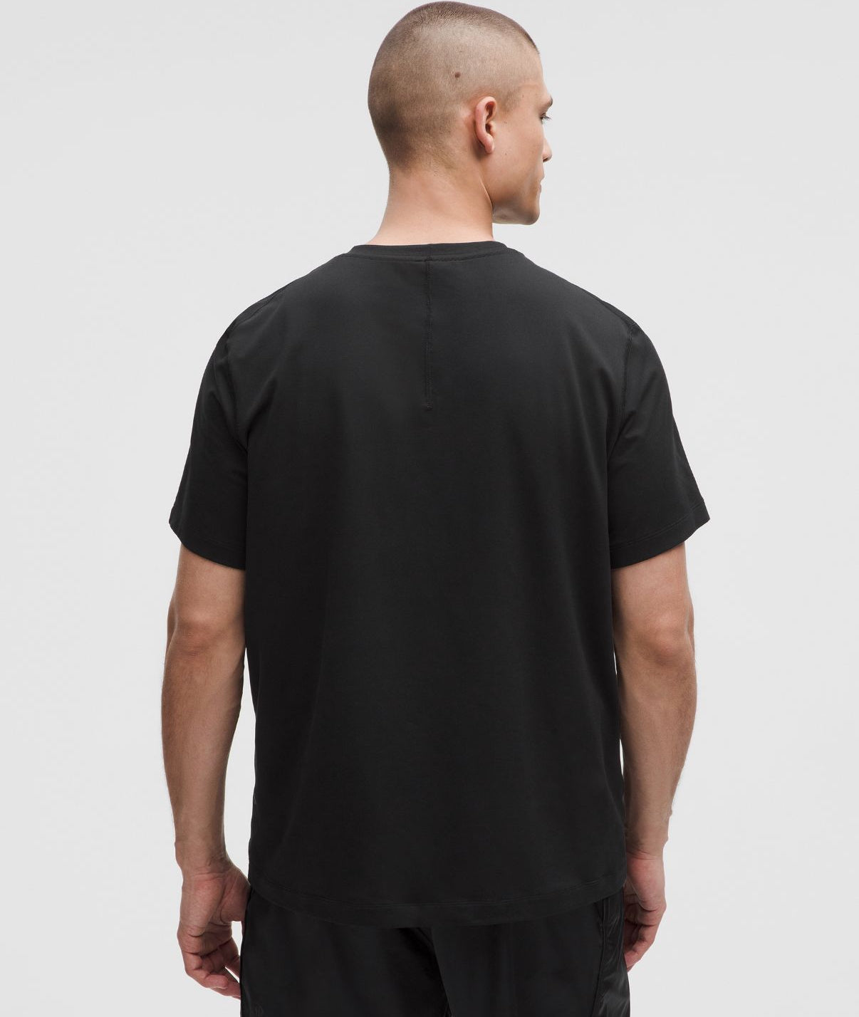 Soft Jersey Short-Sleeve Shirt Black