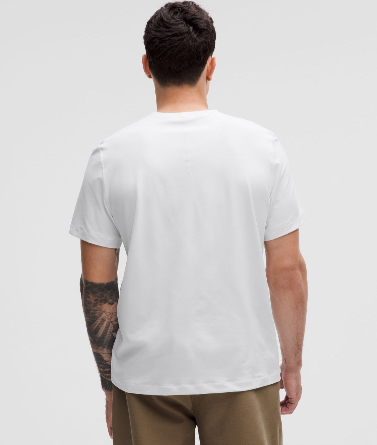 Soft Jersey Short-Sleeve Shirt White