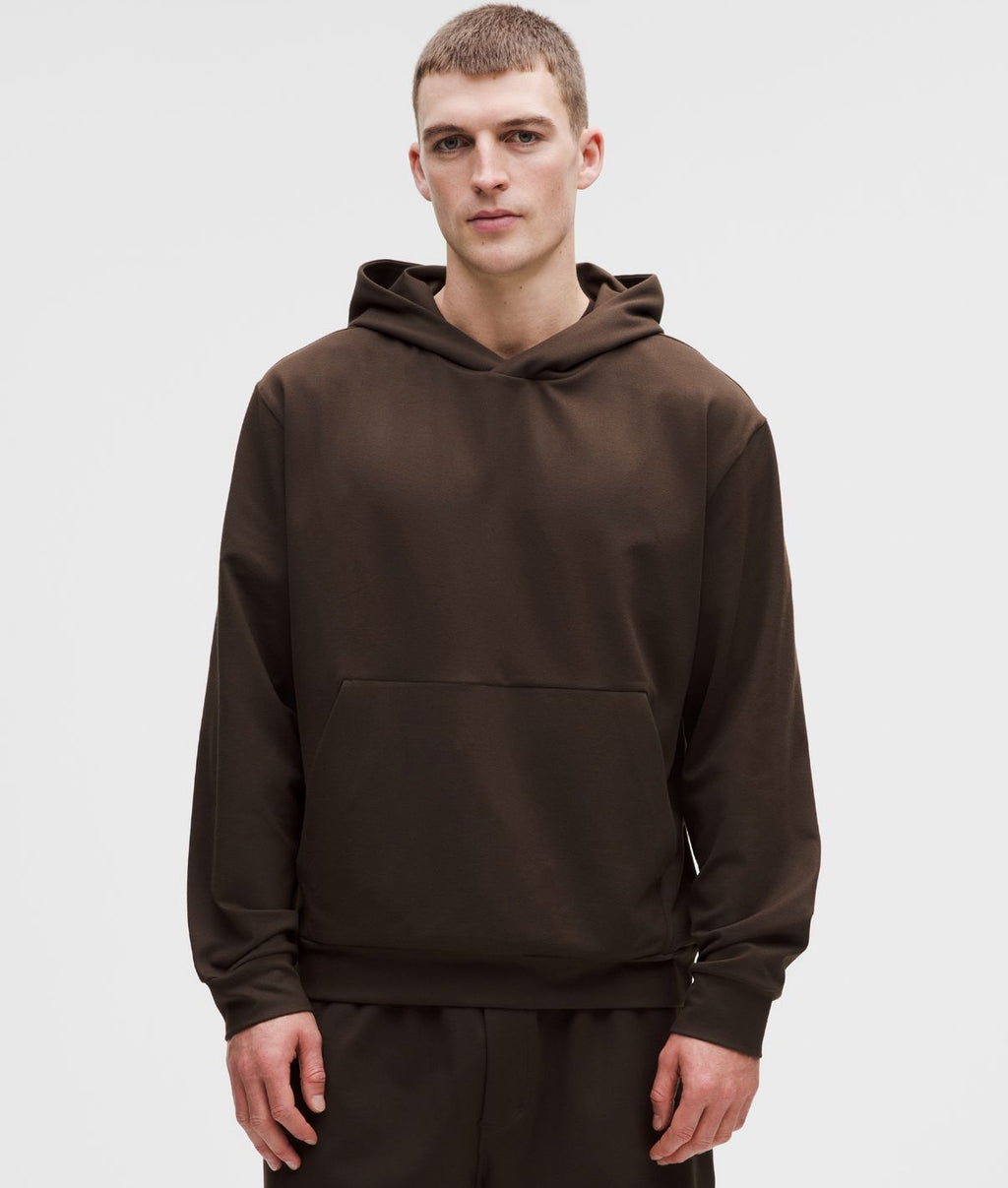 Heavyweight Soft Jersey Pullover Hoodie Walnut Crunch