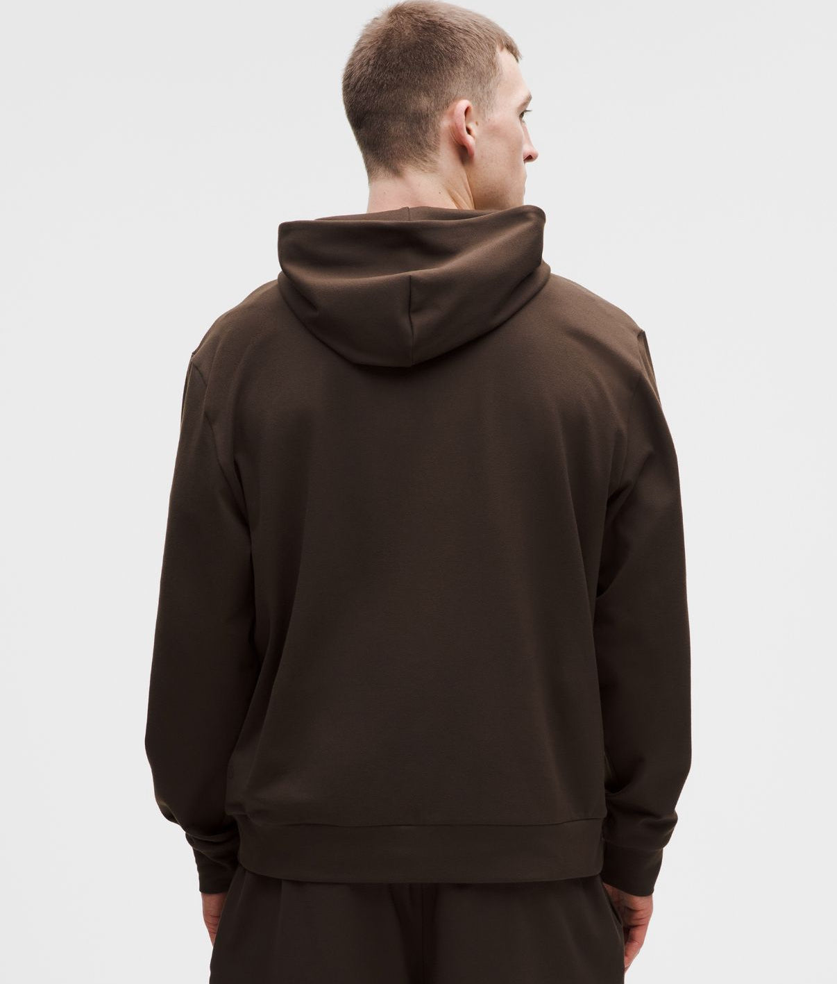 Heavyweight Soft Jersey Pullover Hoodie Walnut Crunch