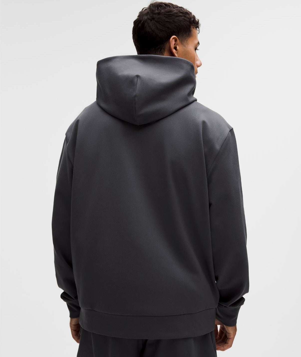 Heavyweight Soft Jersey Pullover Hoodie Coal