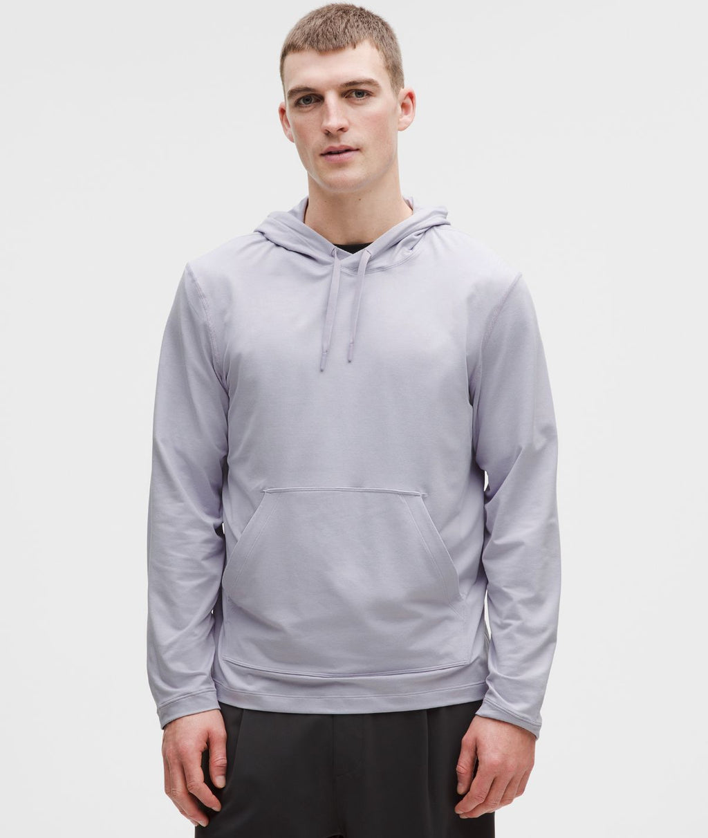 Soft Jersey Pullover Hoodie Faint Lavender