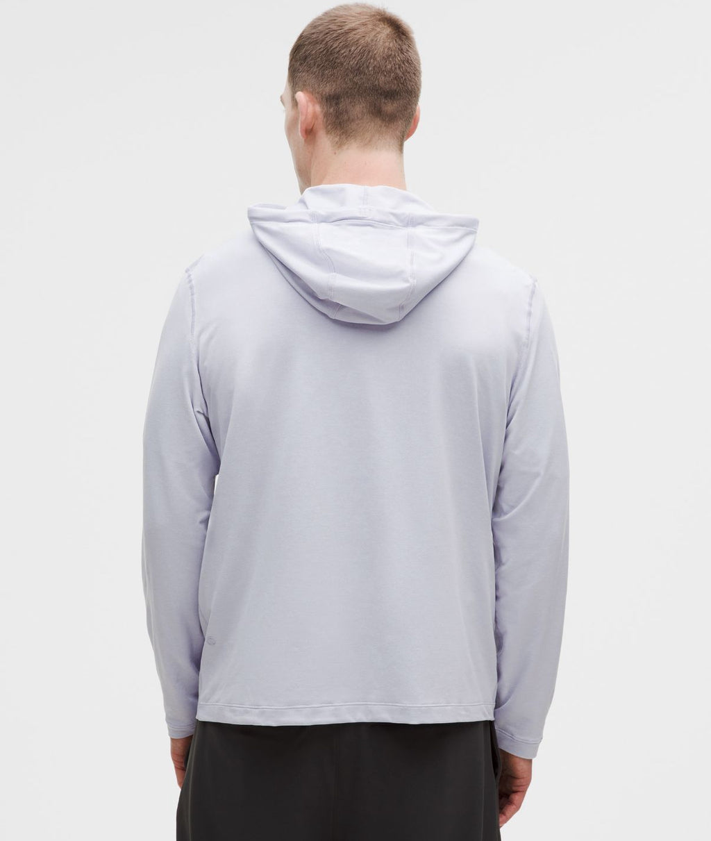 Soft Jersey Pullover Hoodie Faint Lavender