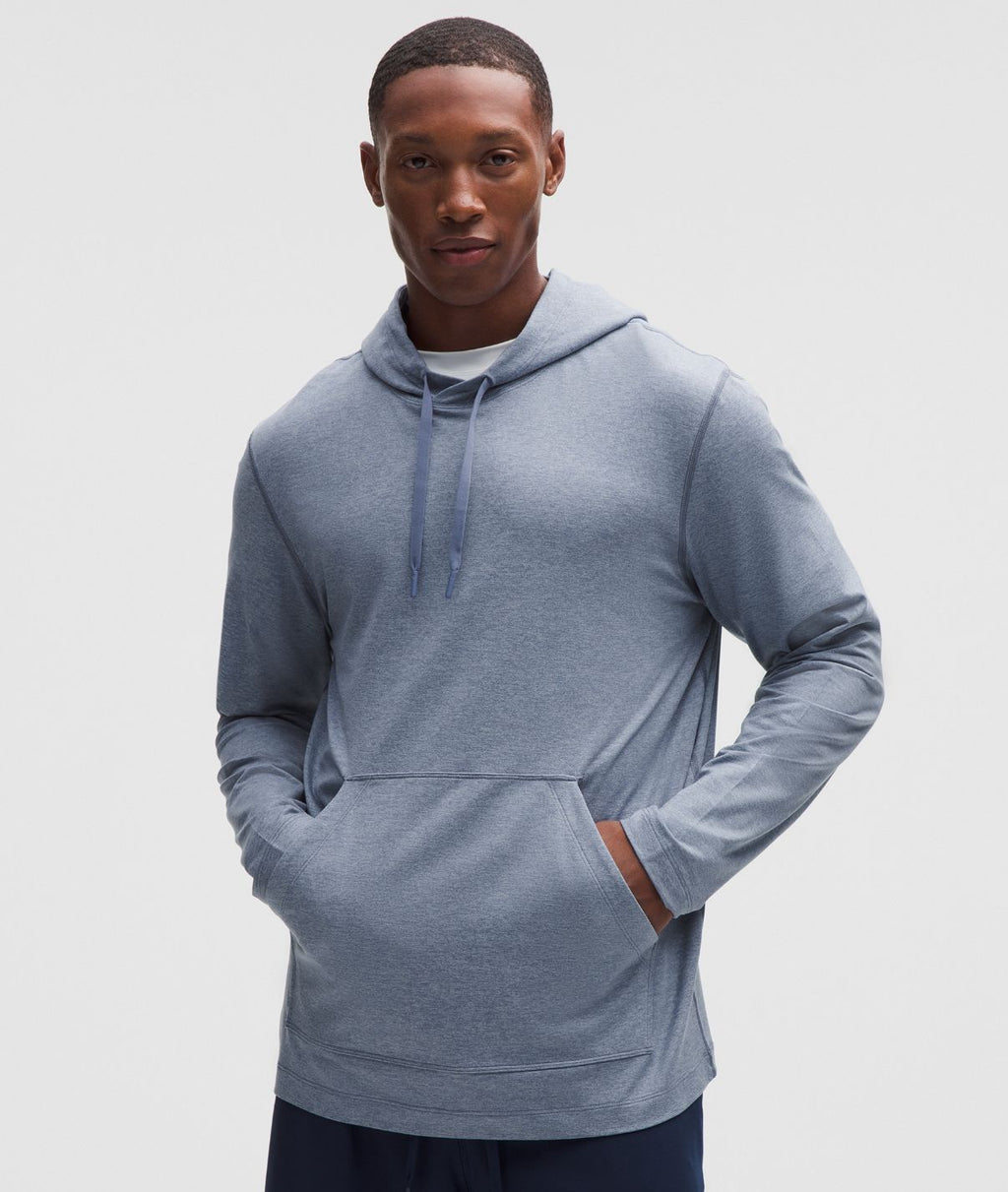 Soft Jersey Pullover Hoodie Oasis Blue