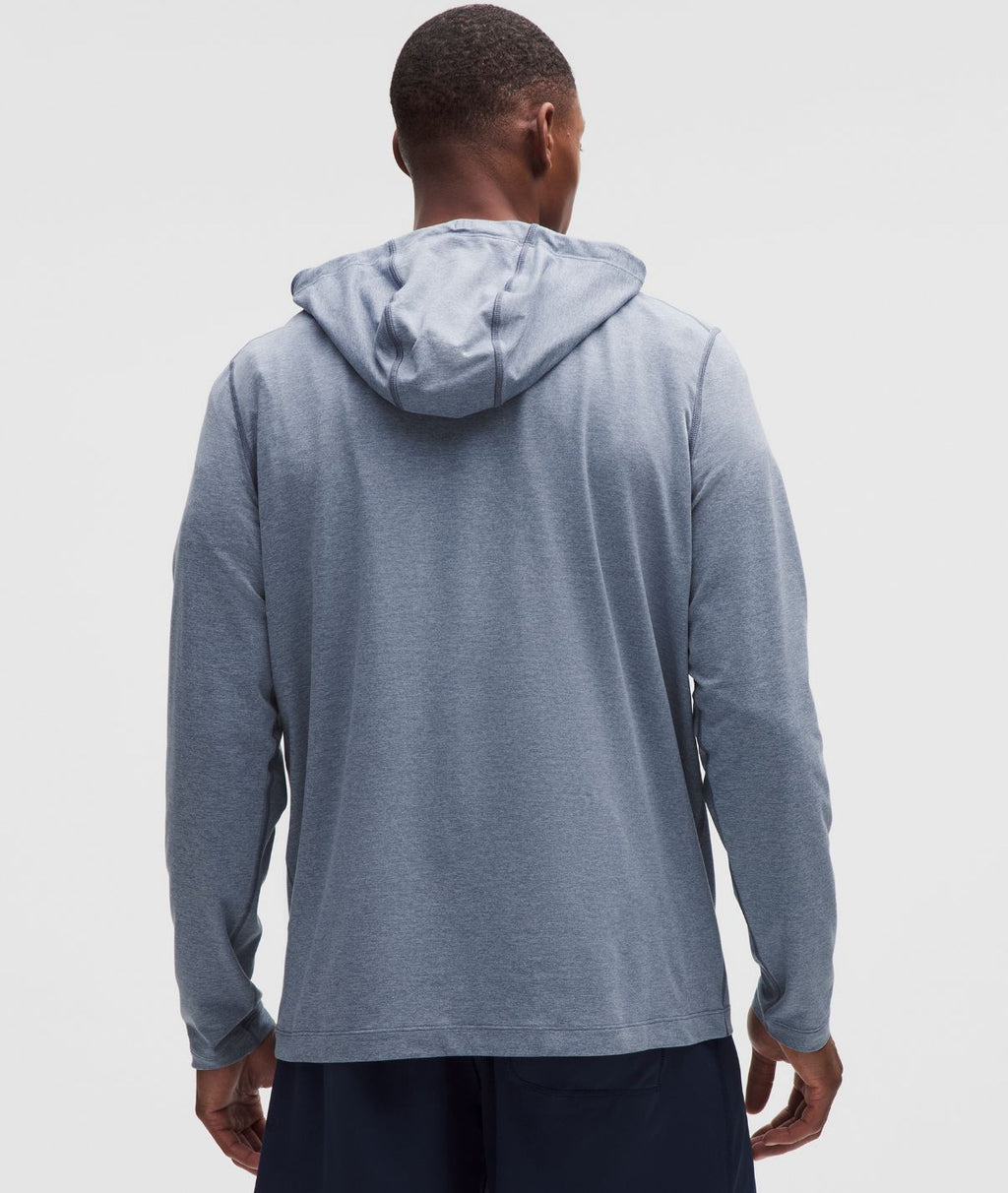 Soft Jersey Pullover Hoodie Oasis Blue