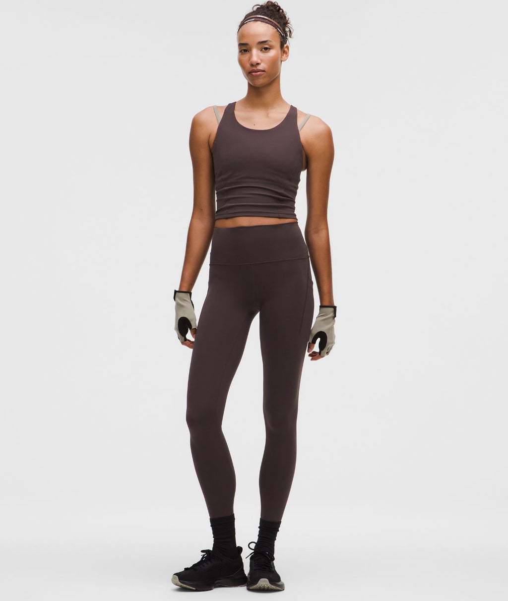 Wunder Train High-Rise Tight with Pockets 28'' Sequoia
