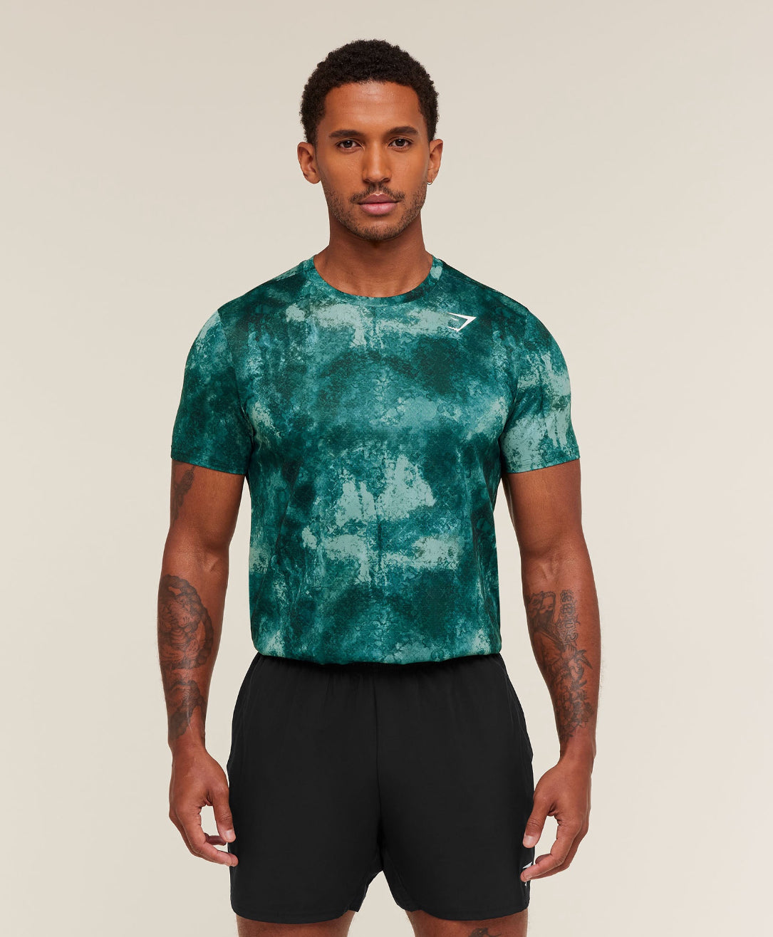 Gymshark Arrival Tee Washed Teal