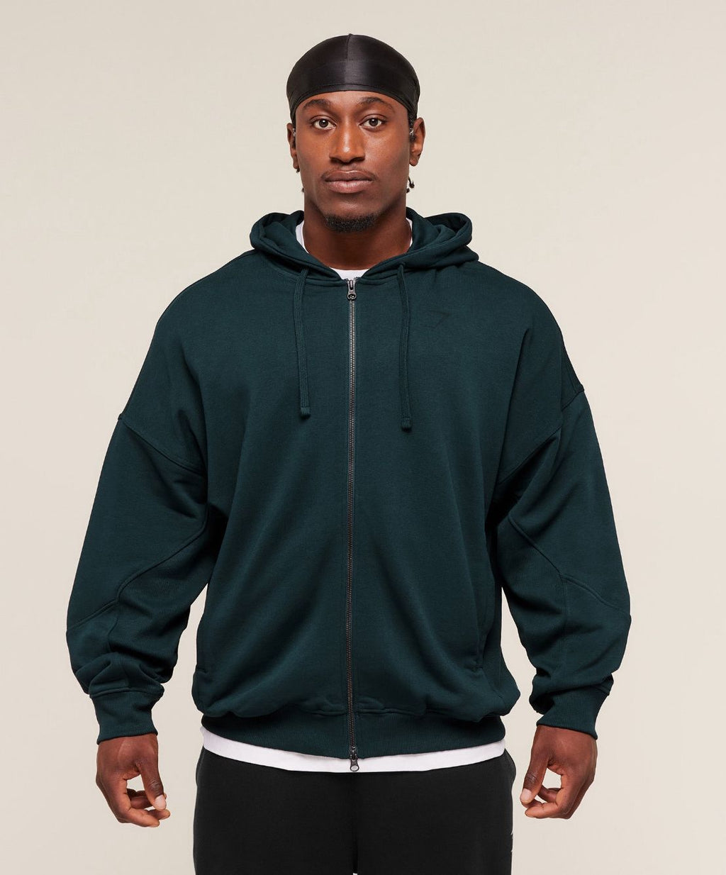 Power Zip Up Hoodie Navy