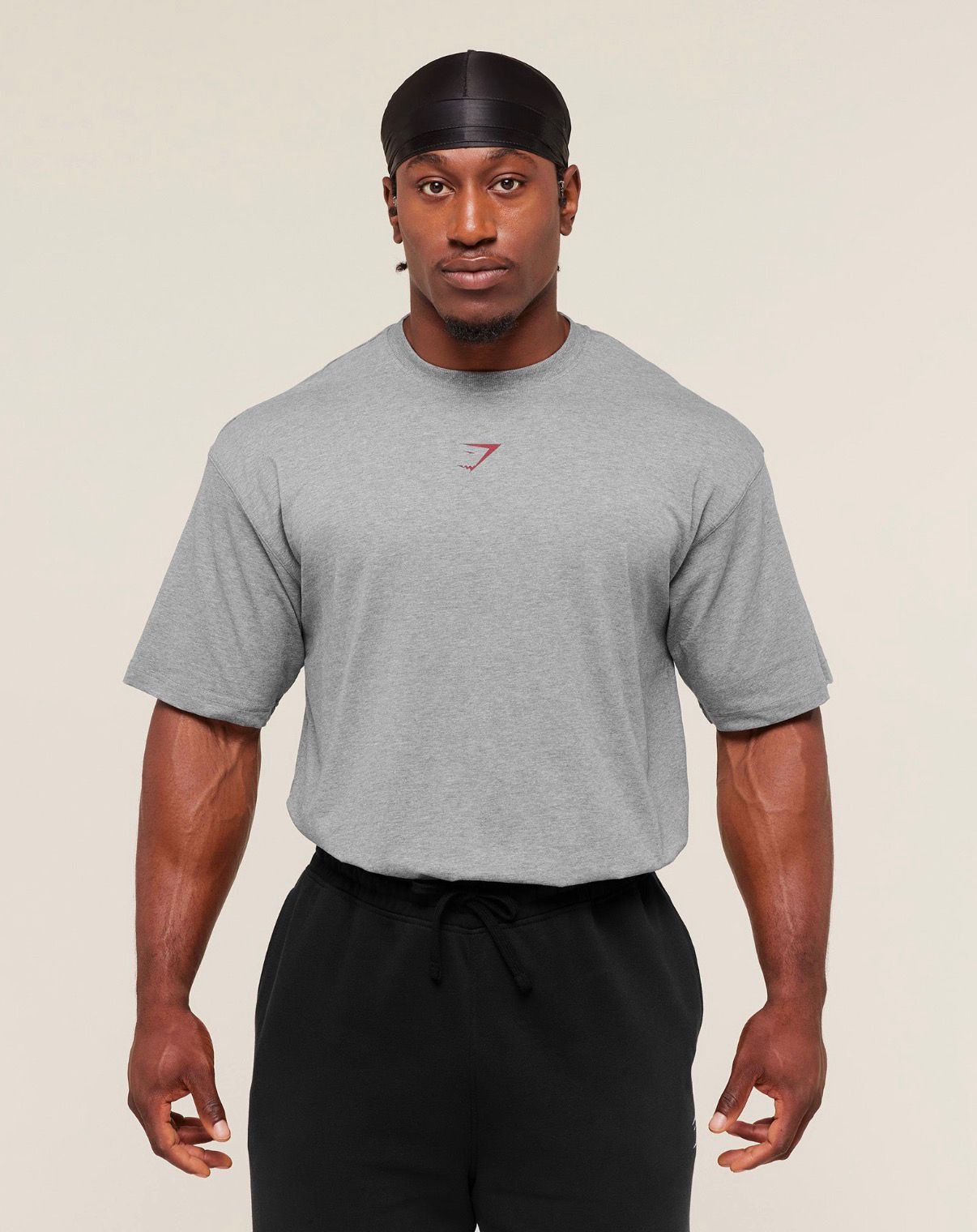 Power T-Shirt Grey/Red