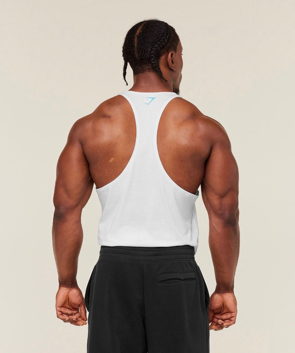 Power Stringer White/Blue