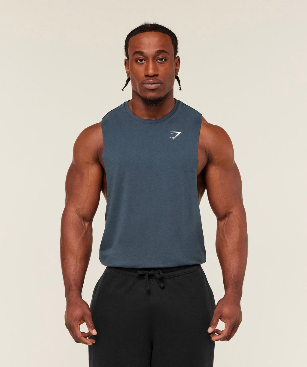 Critical Drop Arm Tank Stealth Blue