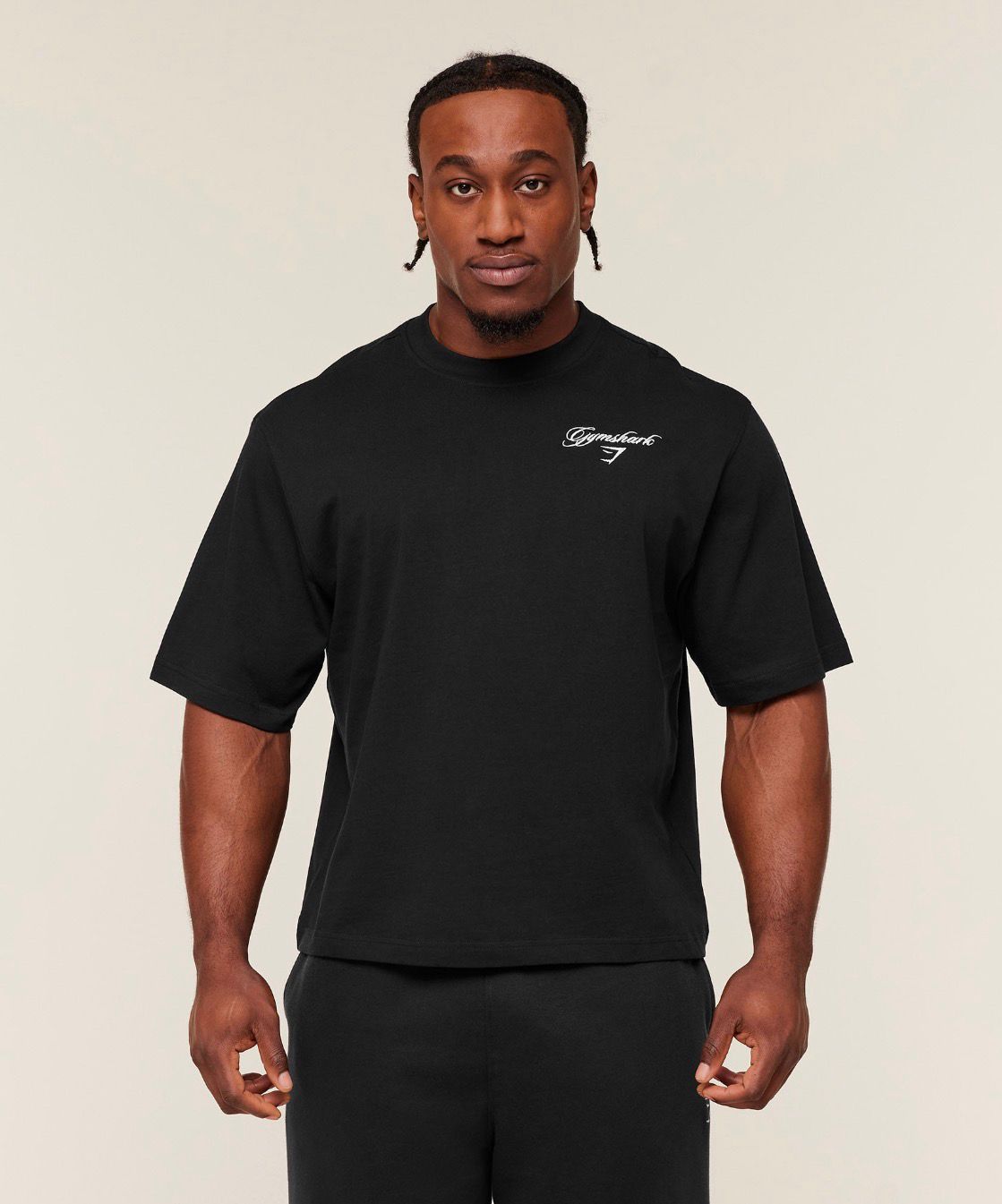 Eagle Script Graphic T-Shirt Black