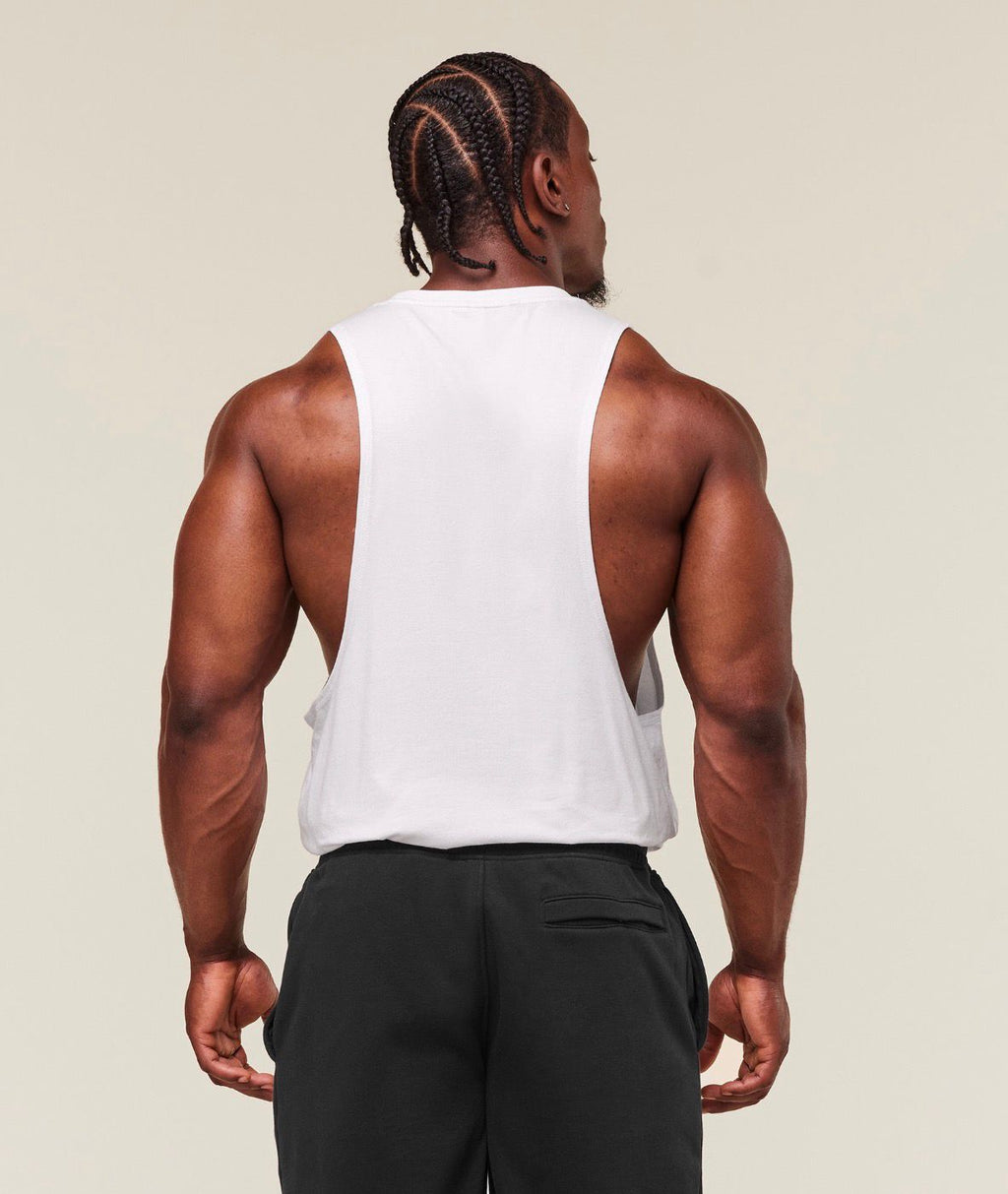 Legacy Drop Arm Tank White